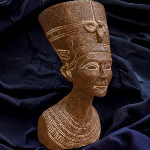 Authentic Queen Nefertiti Statue - Ancient Egyptian Artifact