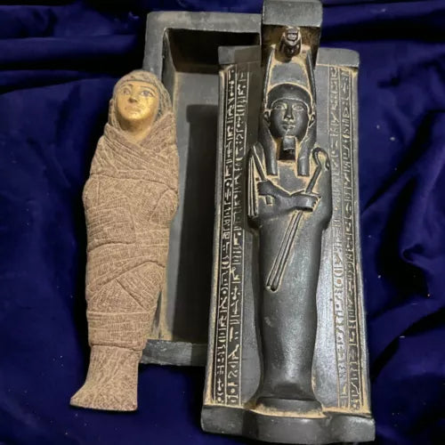 Rare Egyptian Servant Ushabti Statue - Authentic Ancient Antiques from Pharaonic Era