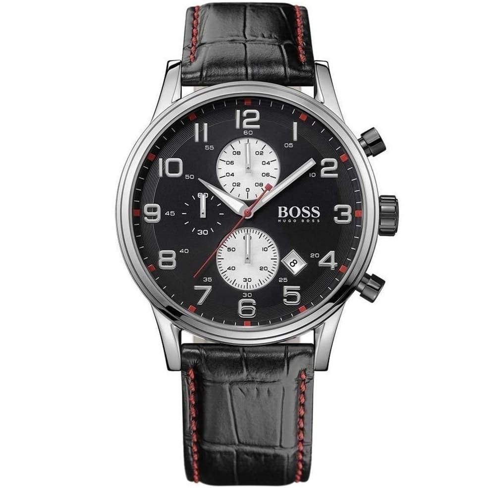 Hugo Boss Men's Chronograph 1512631 - Professional Black Dial Watch