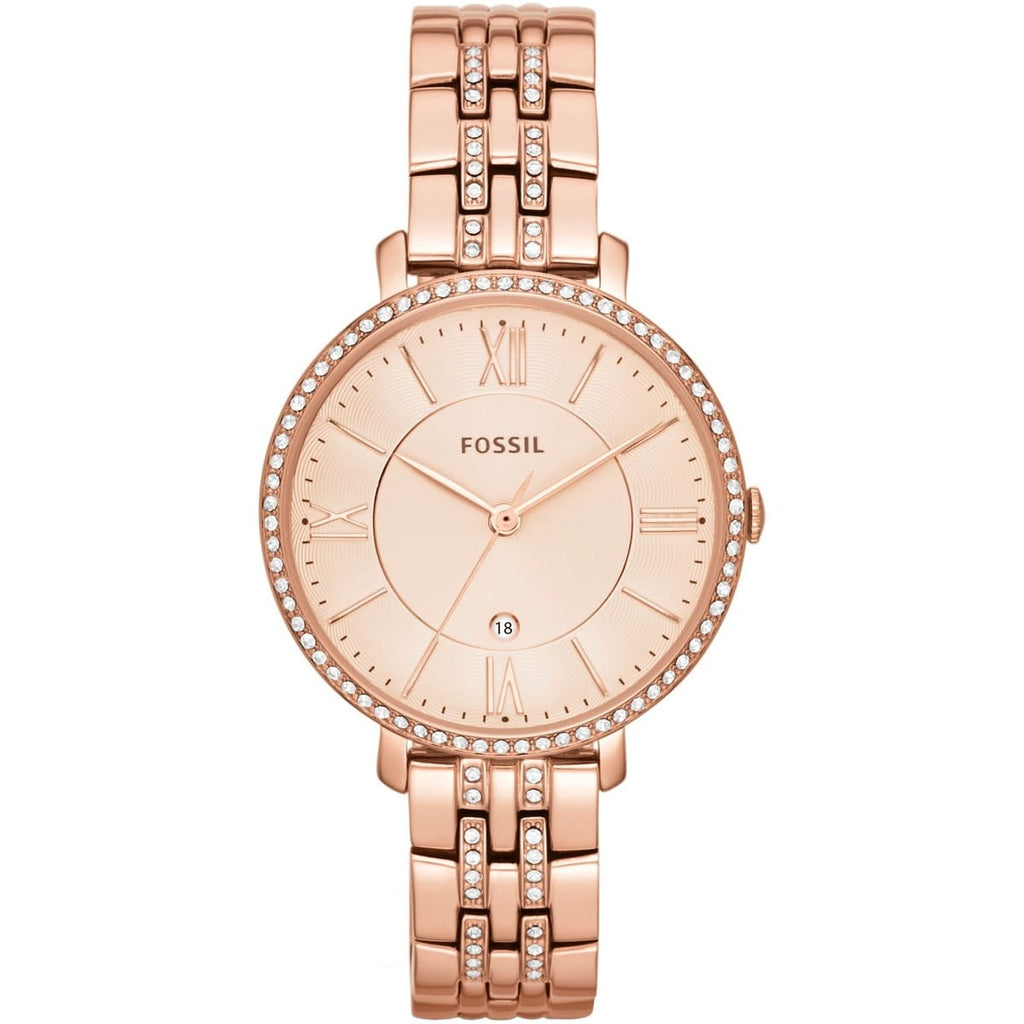 Fossil Jacqueline ES3546 Women's Watch - Rose Gold Metal Bracelet