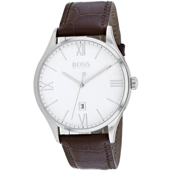 Hugo Boss Men's Chronograph Watch 1513555 - Premium Leather Strap