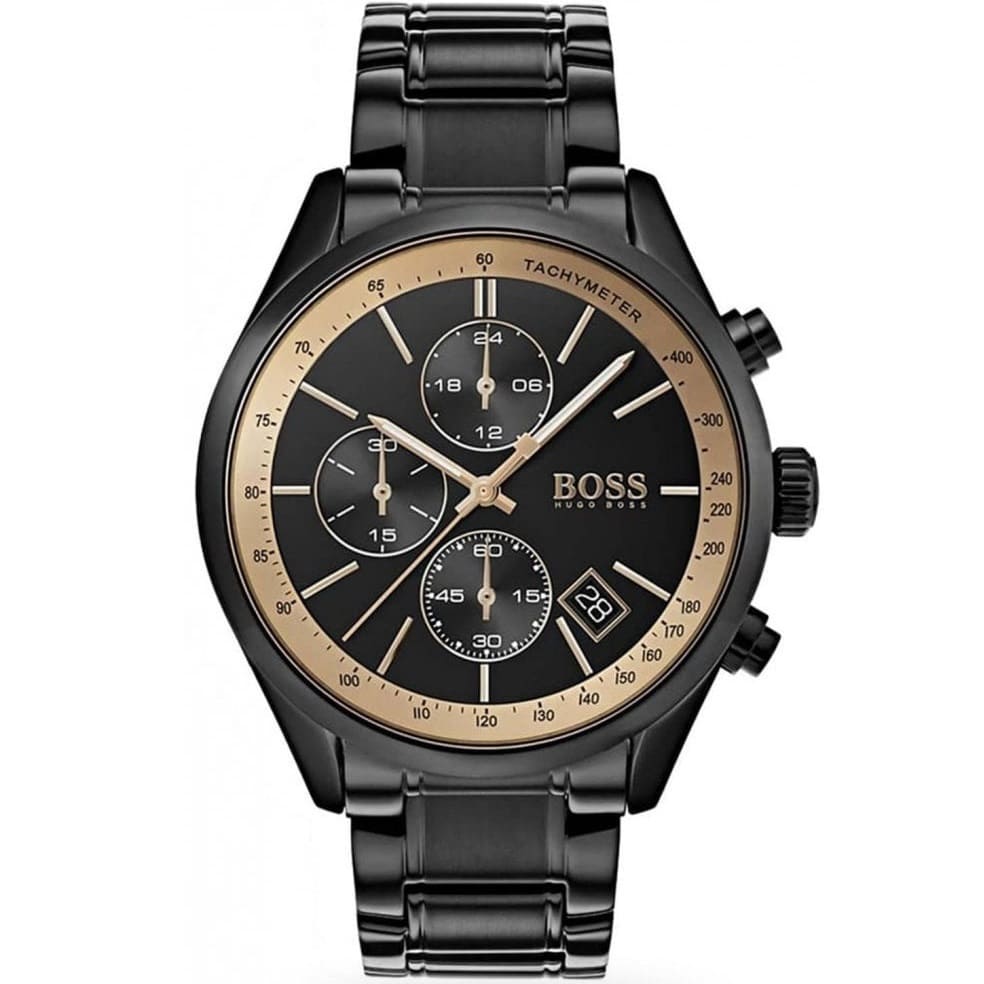 Hugo Boss Grand Prix Chronograph 1513578 - Racing-Inspired Black Watch