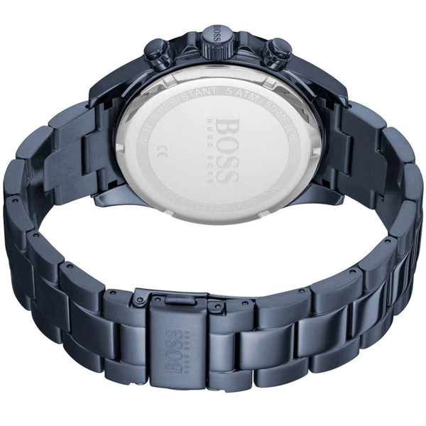 Hugo Boss Luxury Chronograph 1513758 - Vibrant Blue Dial and Bracelet