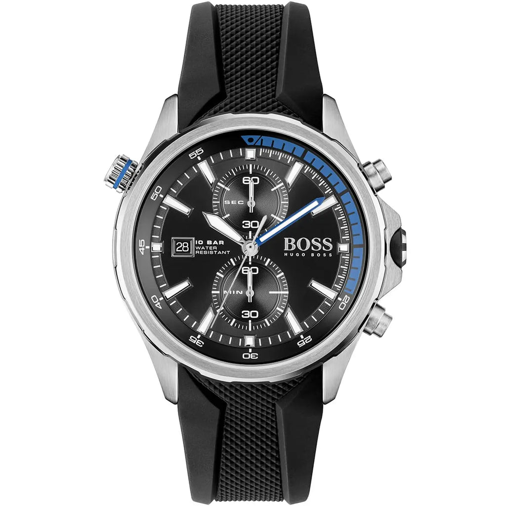 Premium Hugo Boss Timepiece 1513820 - Black Rubber Band