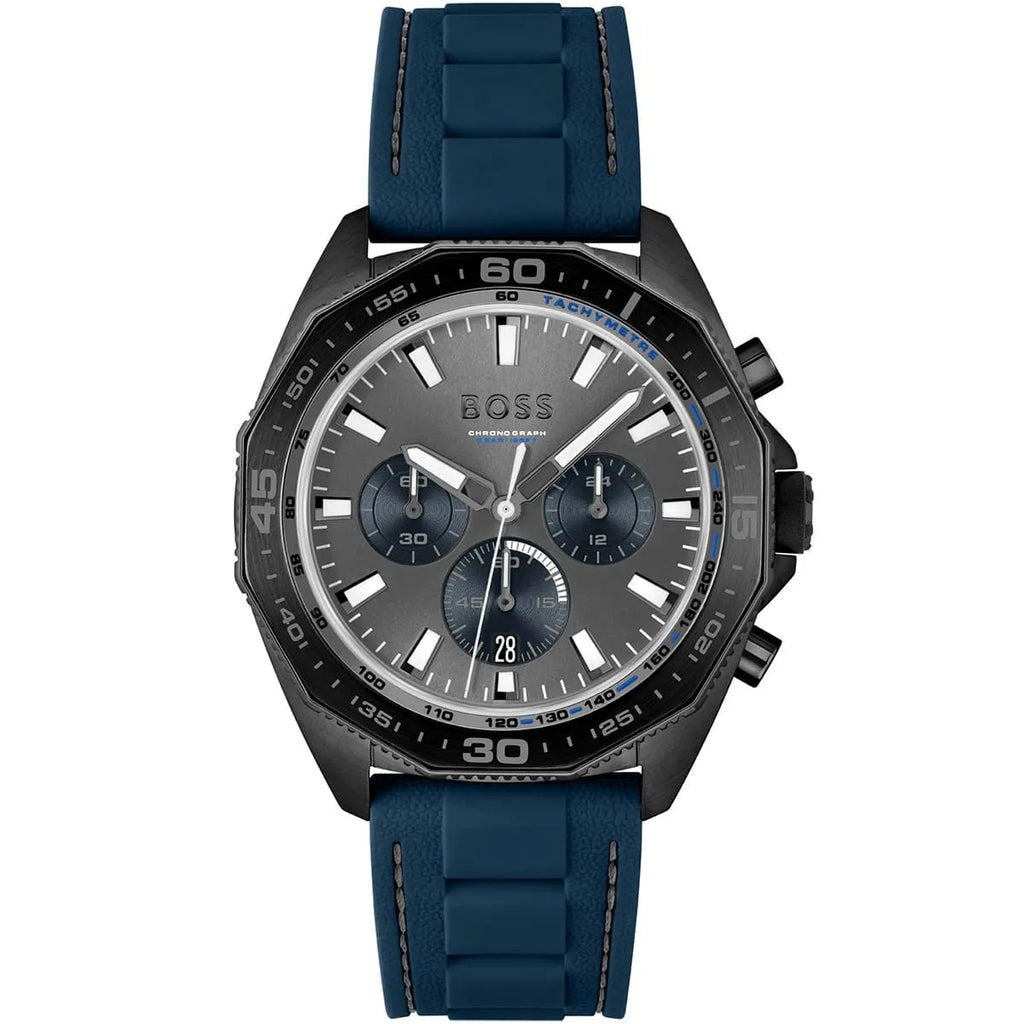 Hugo Boss Energy Watch 1513972 - Modern Gray Dial and Blue Strap