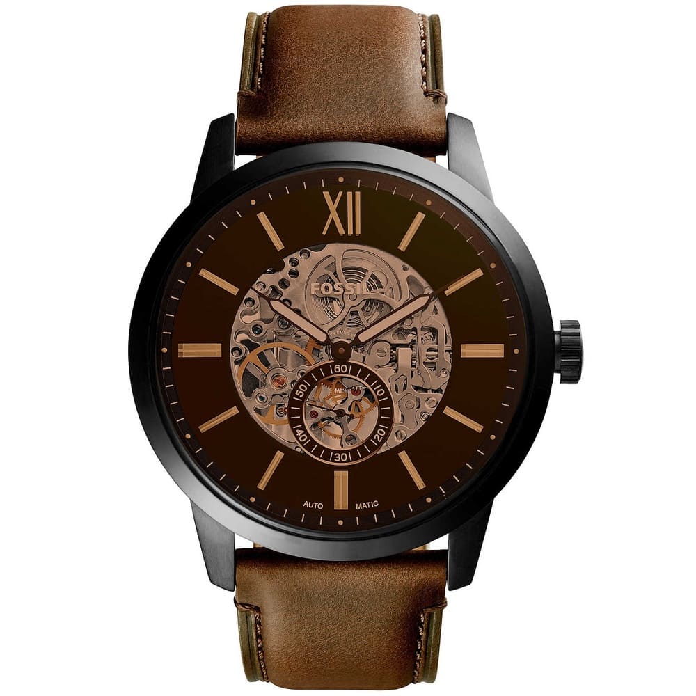 Fossil Townsman ME3155 Men's Watch - Brown Dial and Leather Strap