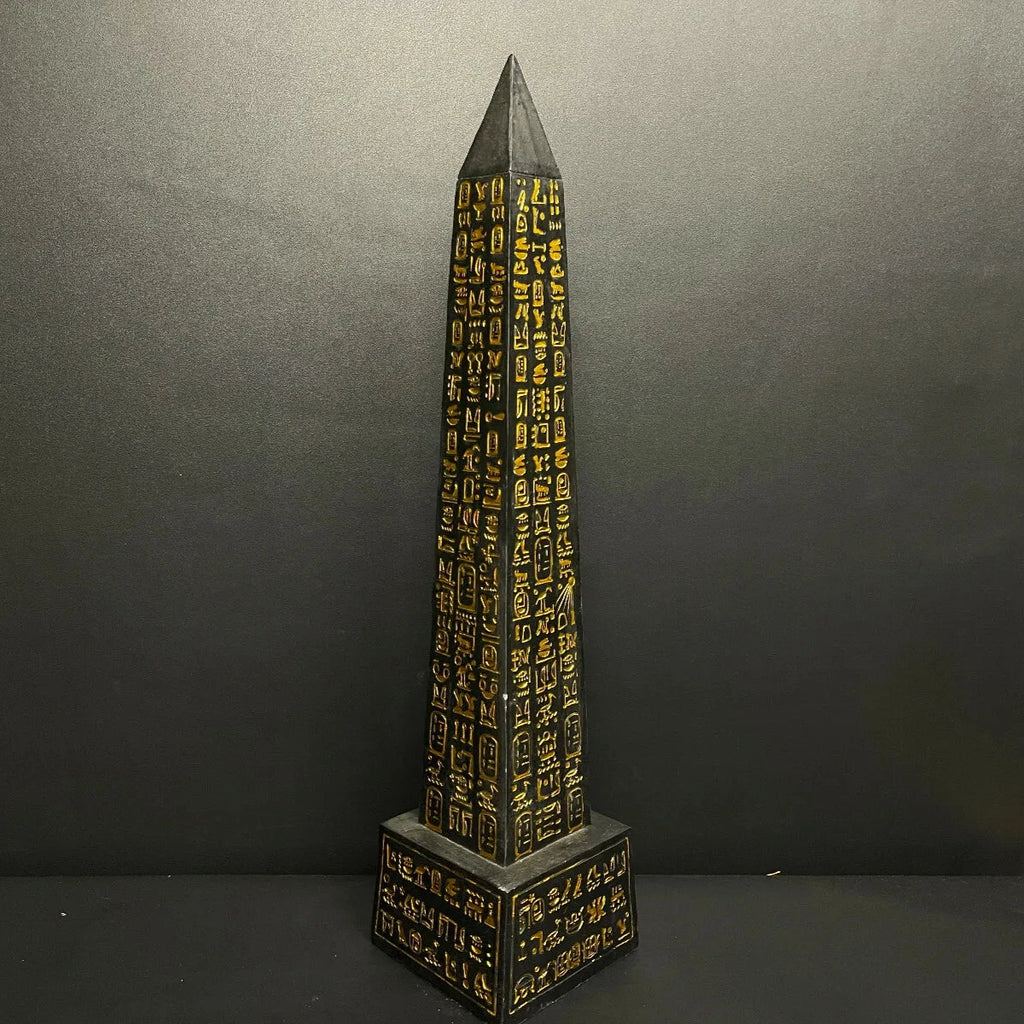 Ancient Egyptian Obelisk with the Egyptian Hieroglyphs