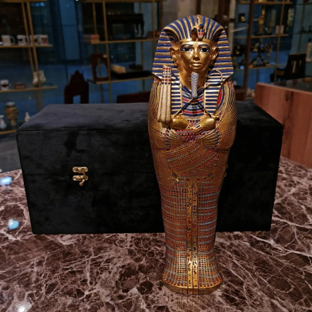 Limited Edition King Tutankhamun Second Coffin Replica, Hand crafted