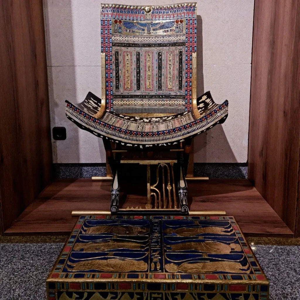 The Ceremonial Throne of The King Tutankhamun (Museum version)