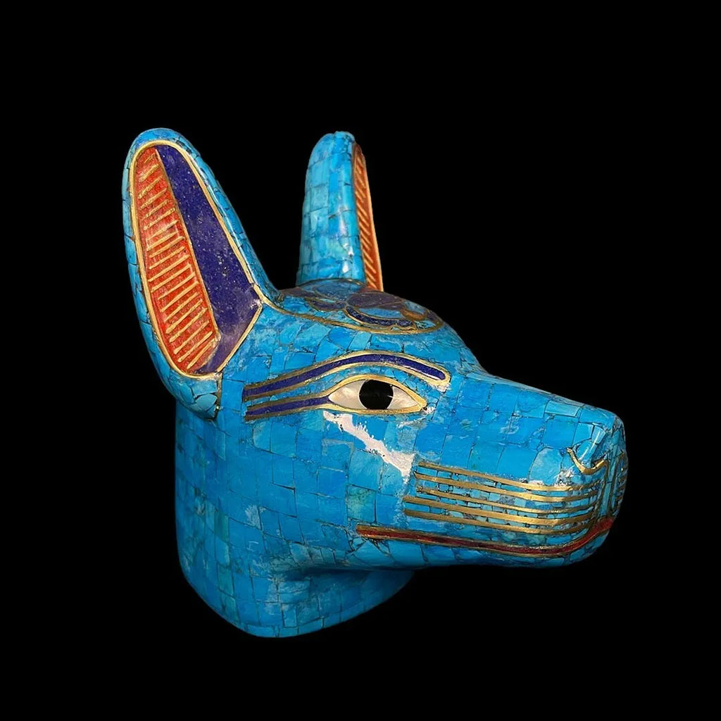 Amazing Anubis Jackal Head the god of afterlife & mummification