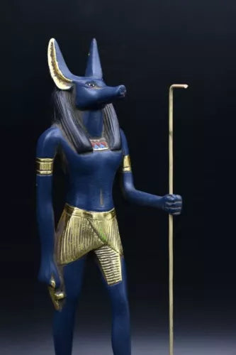 Authentic Anubis God Statue - Antique Pharaonic Artifact