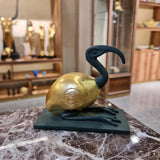 Thoth ibis-form statue museum reproduction, side view