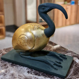 Thoth ibis-form statue museum reproduction, front view