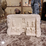 Façade of the Great Temple of Abu Simbel model, rear view