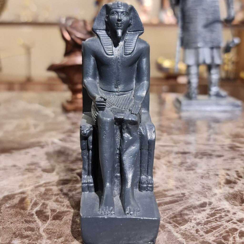 Small Statue of King Khafre (Handmade)