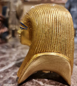 Yuya museum reproduction mask displayed on stand