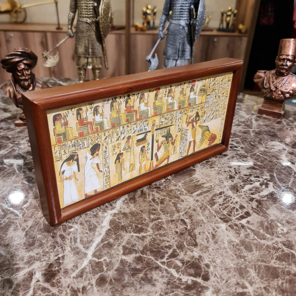 The Judgment Scene, Hand Painted on Papyrus (Small size)