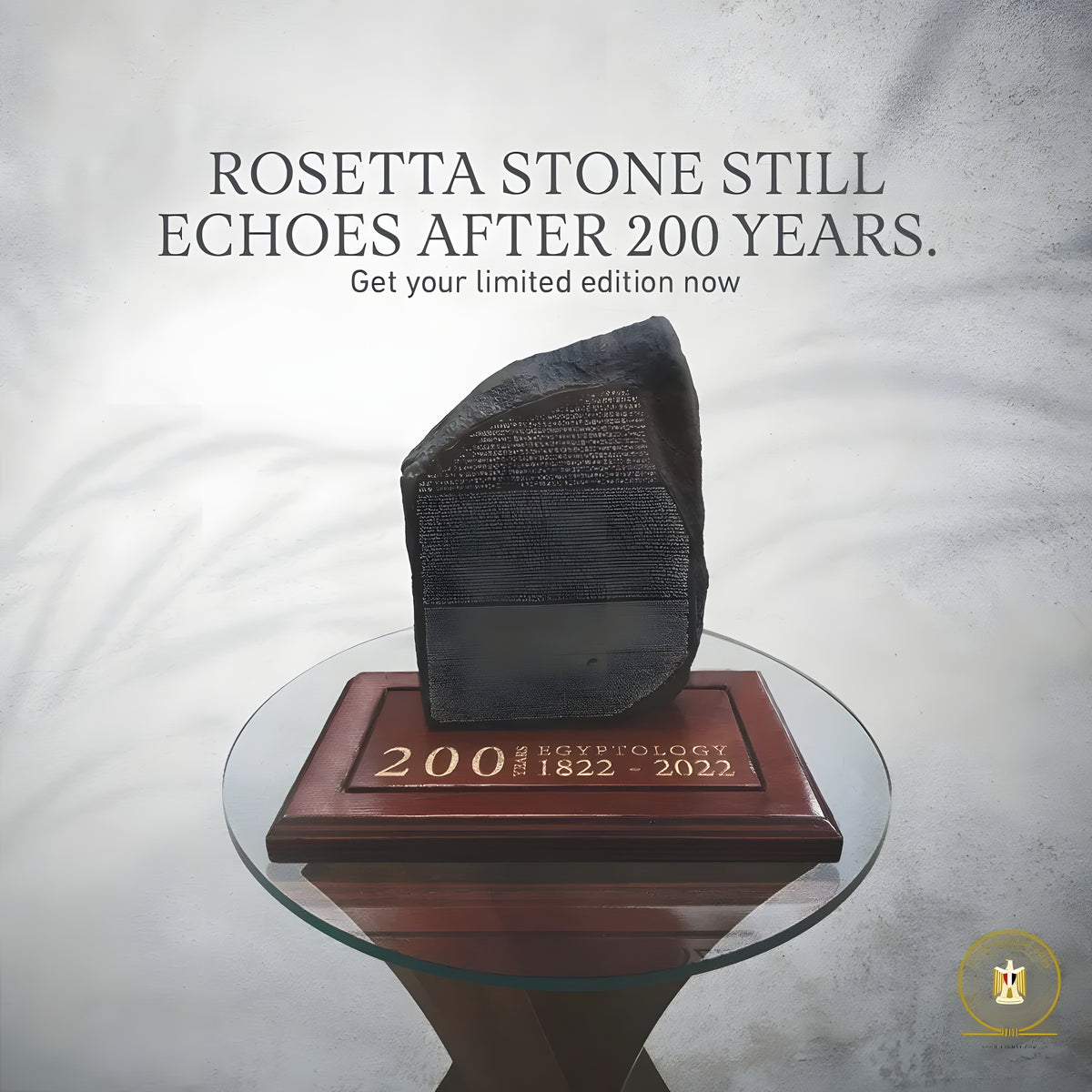 Rosetta Stone replica, 200th anniversary commemorative reproduction