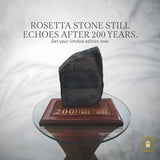 Rosetta Stone replica, 200th anniversary commemorative reproduction