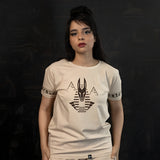 Beige Anubis T-Shirt — Ancient Egypt Graphic Tee