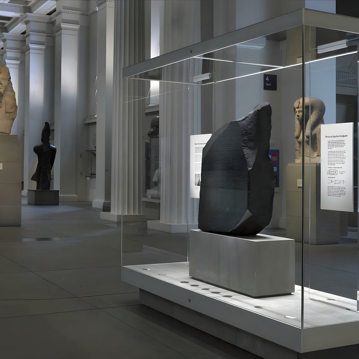 Extra large Ancient Rosetta Stone