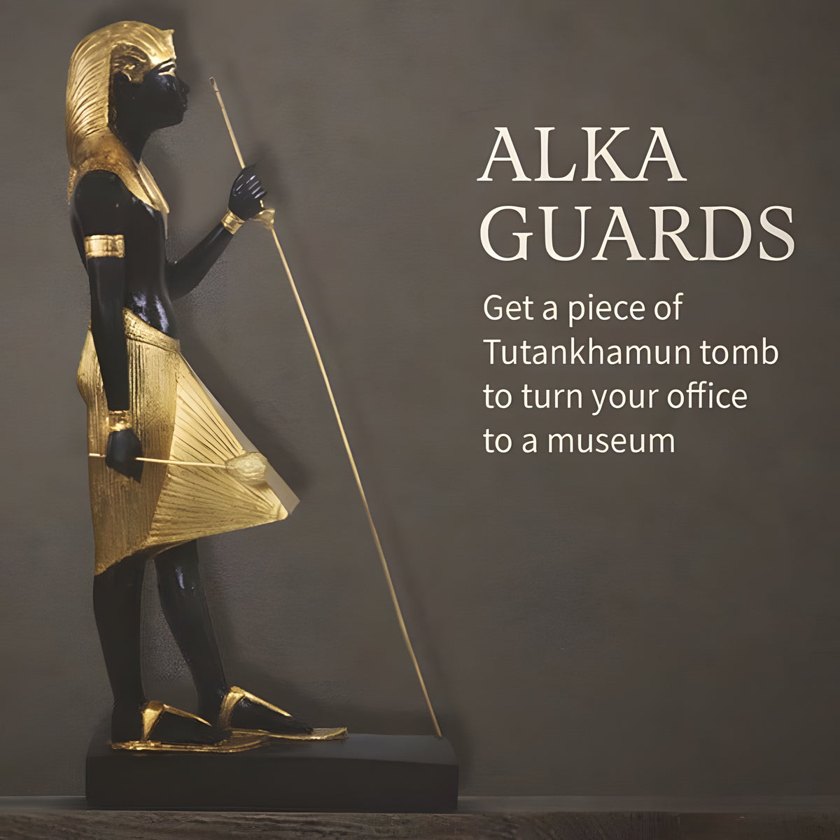 Egyptian Alka Guard Statue of King Tutankhamun