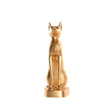 Golden Egyptian Goddess Bastet, Museum Reproduction with Certificate