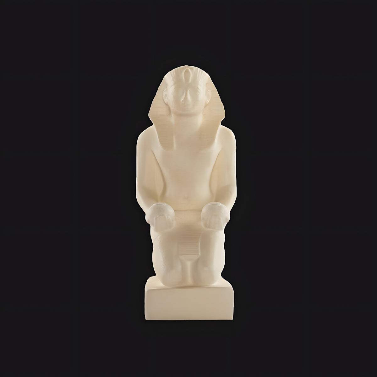 Egyptian Pharaoh Kneeling King Statue