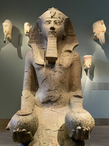 Egyptian Pharaoh Kneeling King Statue