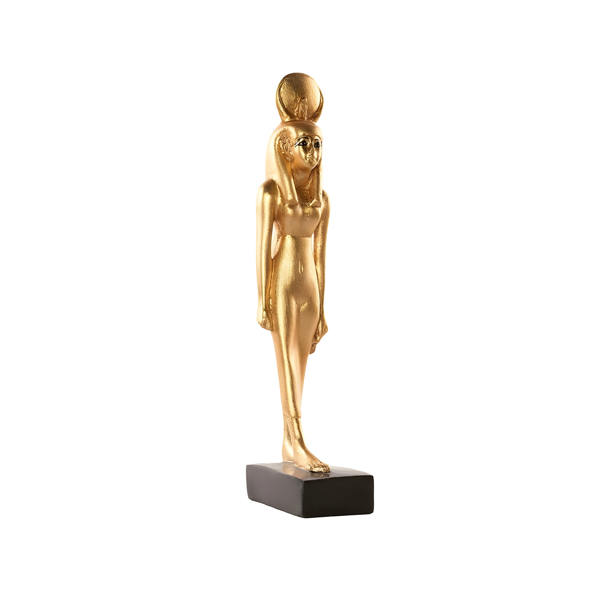 Isis Statue with Sun Disk, Museum Reproduction with Certificate