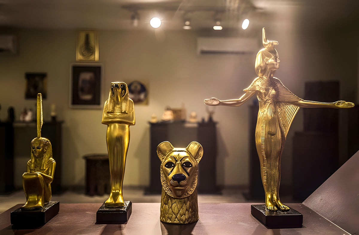 Egyptian Ram-Headed Sphinx Statue (Style 2)