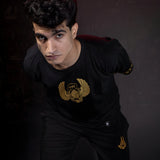 Black Ancient Egypt T-Shirt, Scarab Design