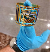 Shoshenq II bracelet replica displayed open