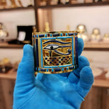 Shoshenq II bracelet worn on wrist, museum reproduction