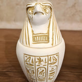 Elegant Set of 4 Handcrafted Ancient Egyptian Canopic Jars (Style 2)