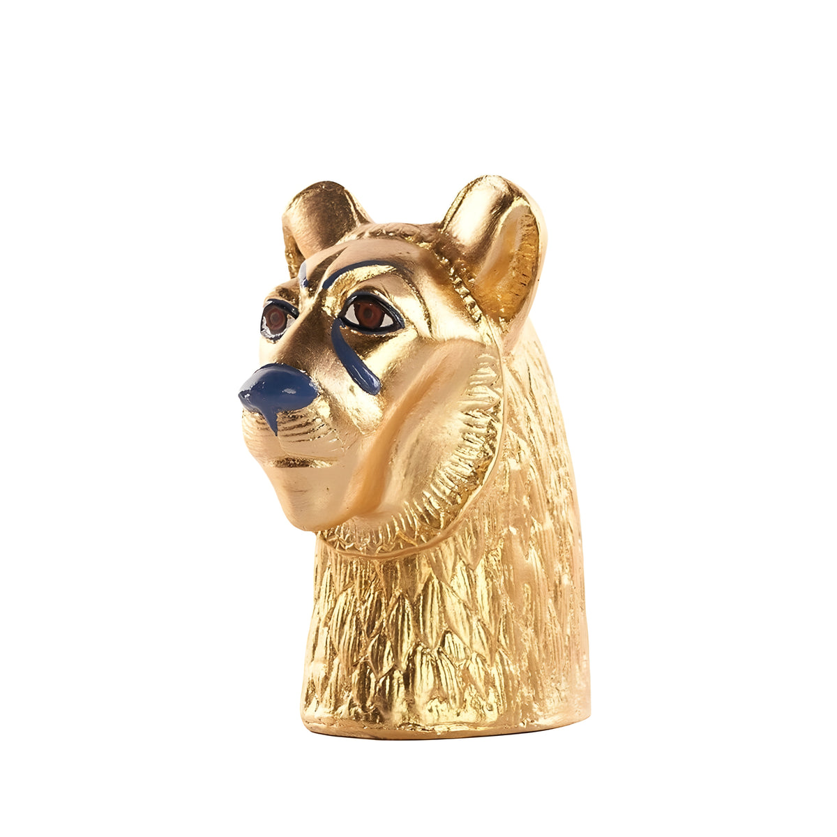 Cheetah Head Statue — Museum Reproduction (Tutankhamun Treasures Style)