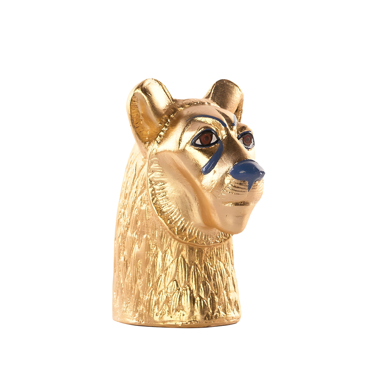 Cheetah Head Statue — Museum Reproduction (Tutankhamun Treasures Style)