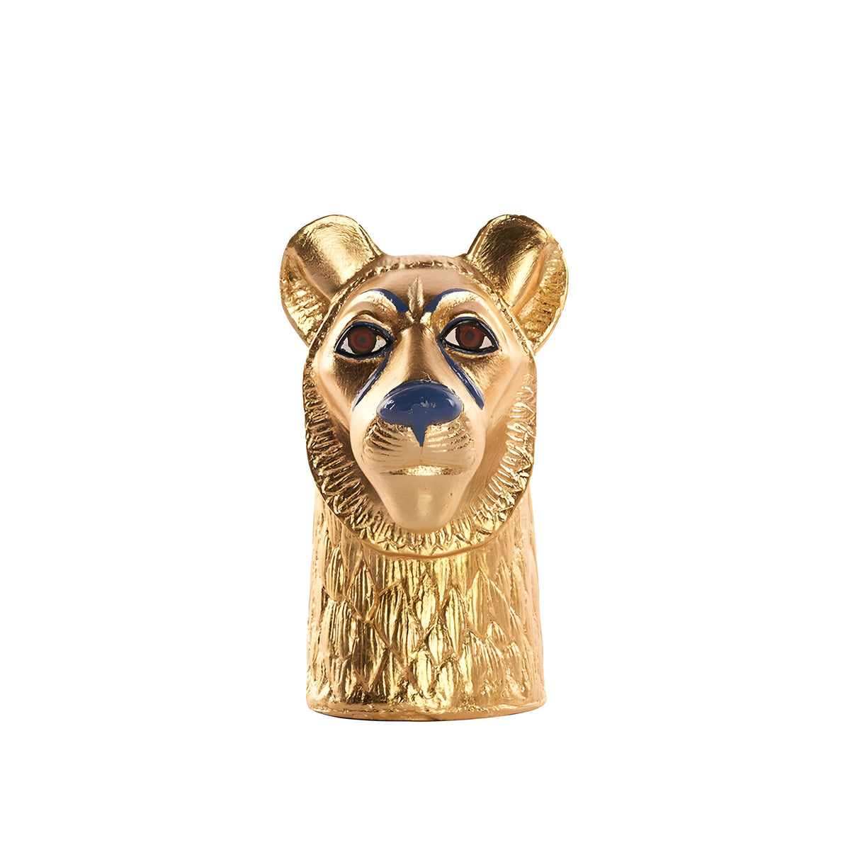 Cheetah Head Statue — Museum Reproduction (Tutankhamun Treasures Style)