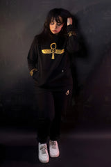 Ankh Black Hoodie
