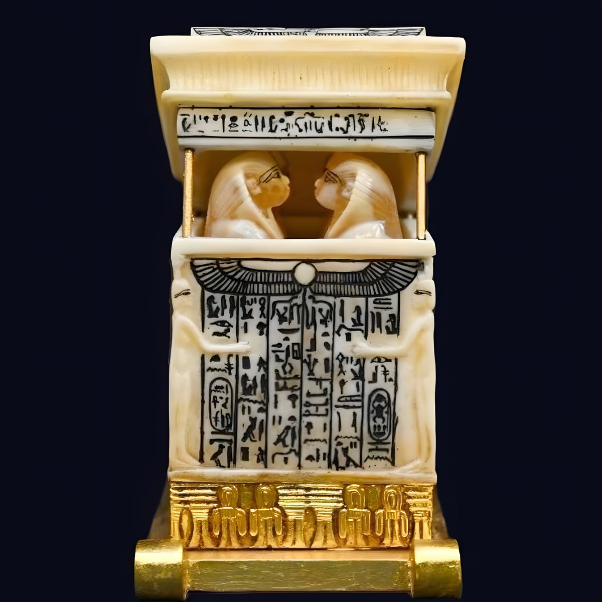 Canopic Jars and canopic vessels of King Tutankhamun