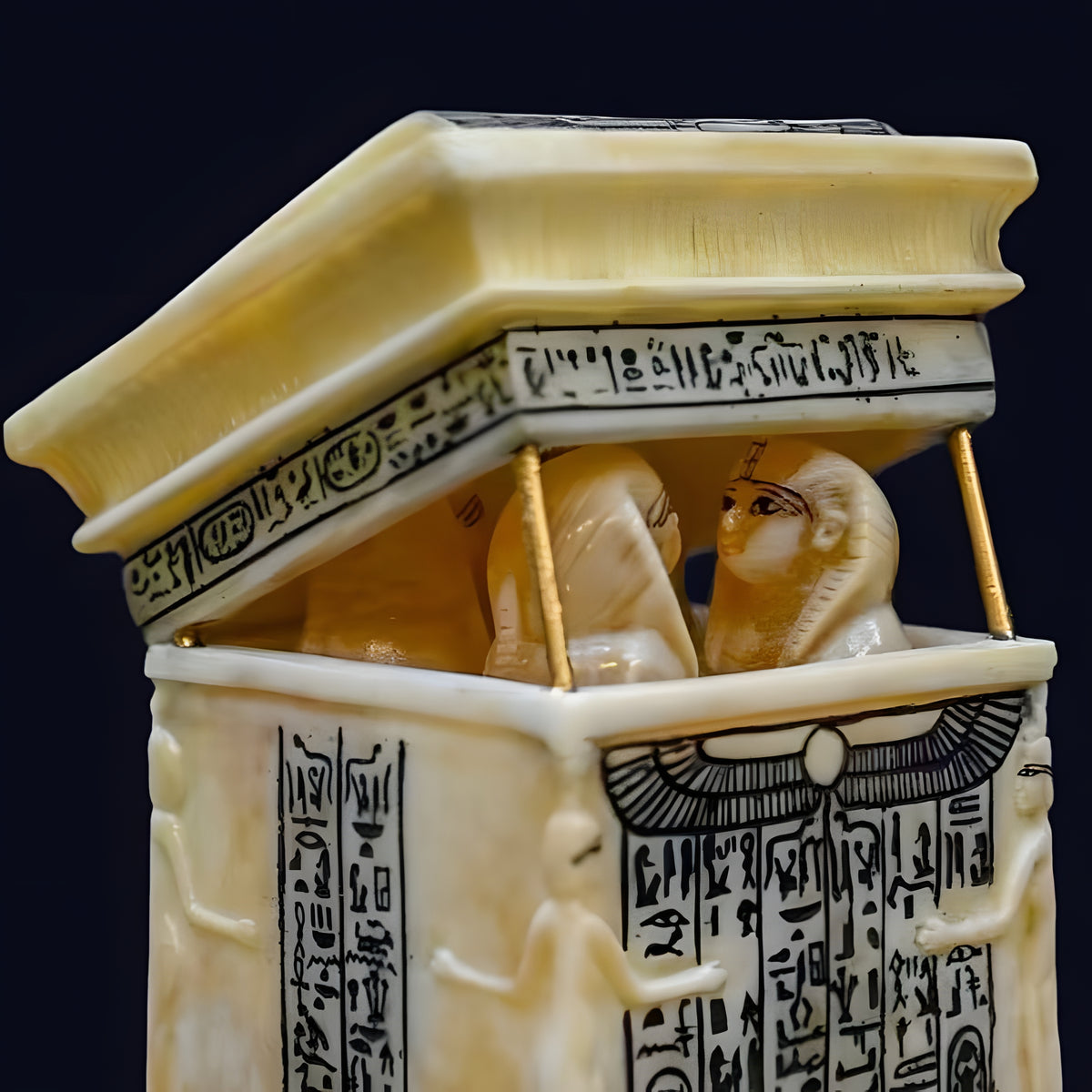 Canopic Jars and canopic vessels of King Tutankhamun