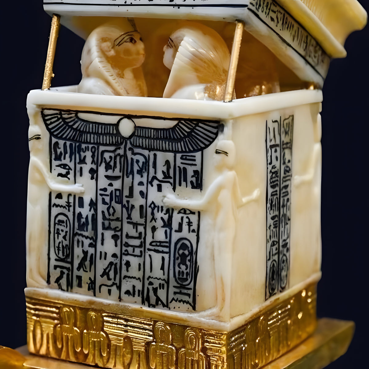 Canopic Jars and canopic vessels of King Tutankhamun