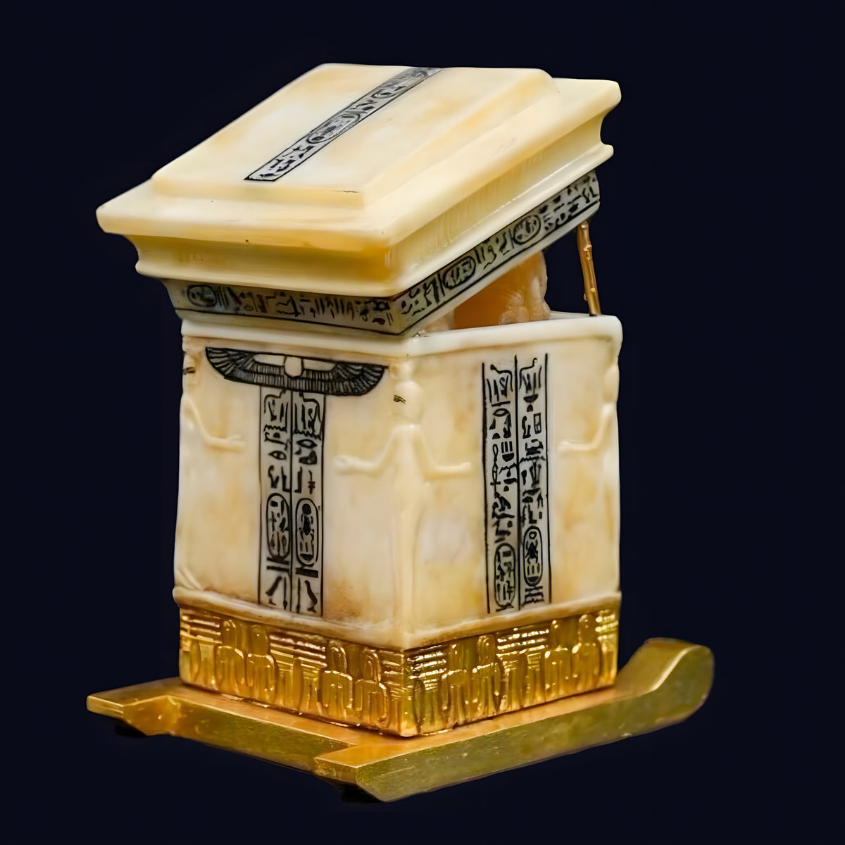 Canopic Jars and canopic vessels of King Tutankhamun