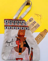 Egyptian Queen Cleopatra Handmade Tote Bag