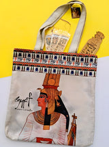 Egyptian Queen Cleopatra Handmade Tote Bag
