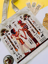Ancient Egyptian Shoulder Handmade Tote Bag