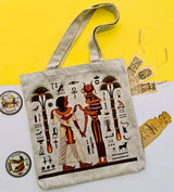 Ancient Egyptian Shoulder Handmade Tote Bag