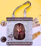 Egyptian King Tutankhamun Handmade Tote Bag