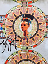 Egyptian Queen Nefertiti Handmade Tote Bag