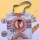 Egyptian Queen Nefertiti Handmade Tote Bag